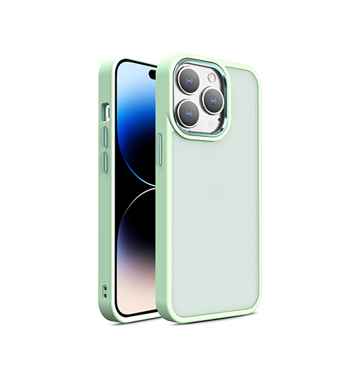Iphone 14 Pro Viridian Trade Pastel Silikone Cover Grøn