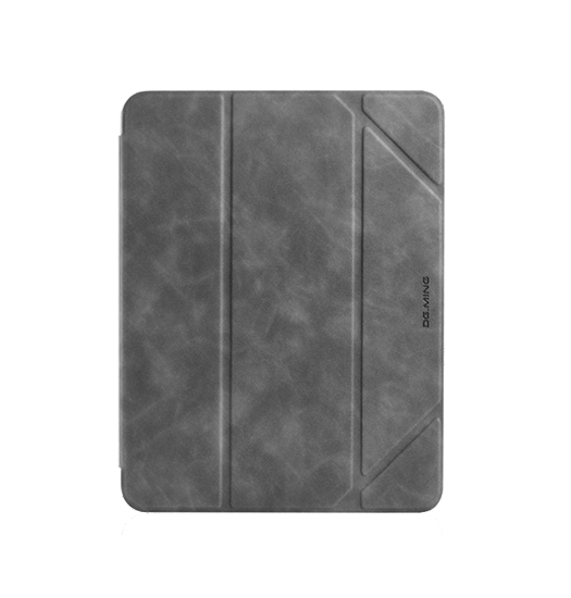 Ipad Mini       Ming Trade  Trifold Læder Cover    Stander Grå