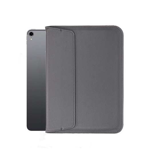 Ipad Air      2020 2022  Retro Diary Vegan Læder Sleeve Space Grå