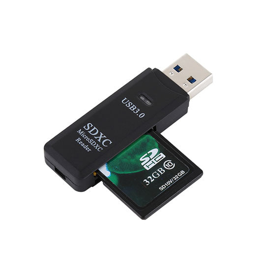 Usb-  Til       Kortlæser Sort
