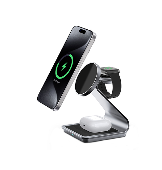 Lux Trade - - Trådløs Opladestation 15w Magsafe Kompatibel