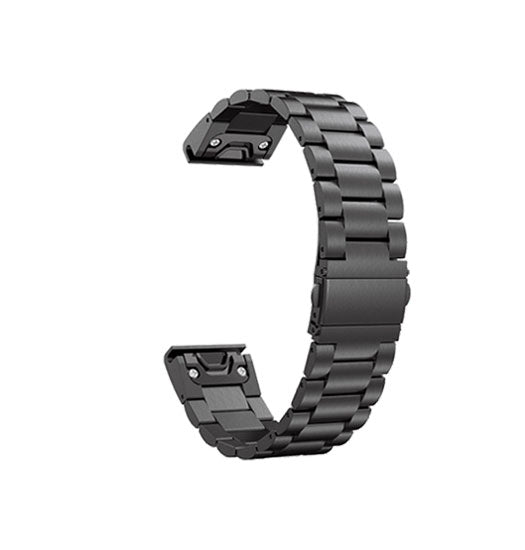 Garmin 20mm Cnc Pro Rustfrit Stål Urlænke Sort