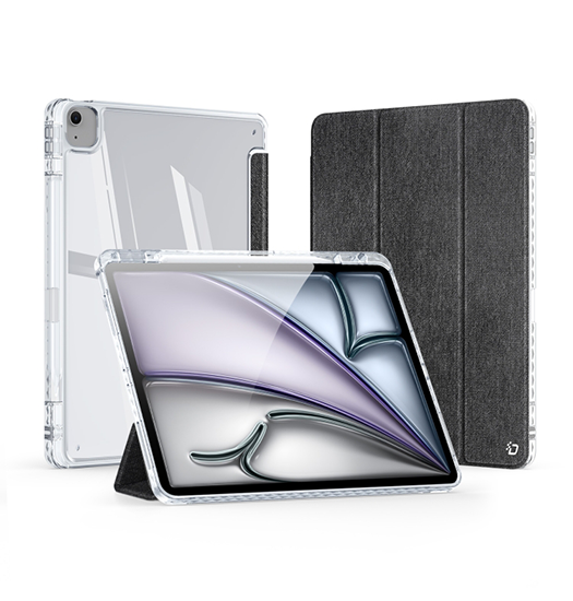 Ipad Air 11 Quot   2024 2025  Dux Ducis  Unid Hybrid Trifold Cover Sort