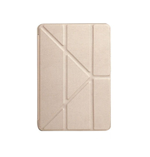 Ipad Mini     Orgami Trifold Læder Cover    Stander Guld