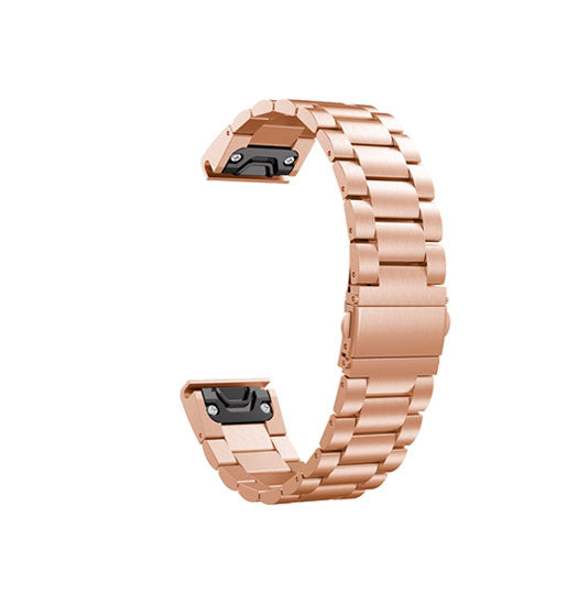 Garmin 26mm Cnc Pro Rustfrit Stål Urlænke Rose