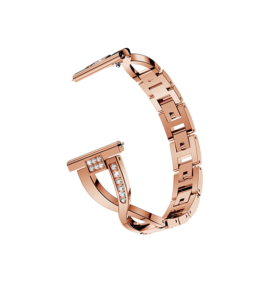 Samsung Galaxy Watch    41mm   Diamant Rustfrit Stål Dame Urrem Roseguld