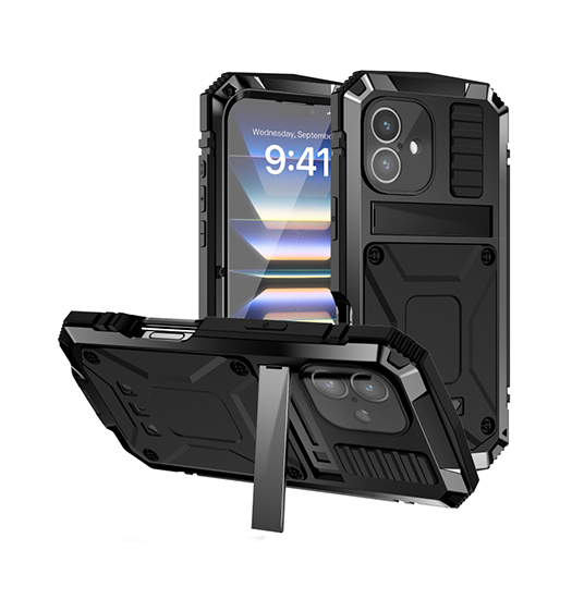 Iphone 16  -just Trade  Safeguard Vandtæt 360  Cover Sort