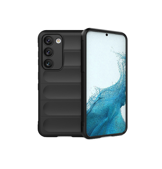 Samsung Galaxy S23 Delx Trade  Magic Shield Stødsikkert Cover Sort