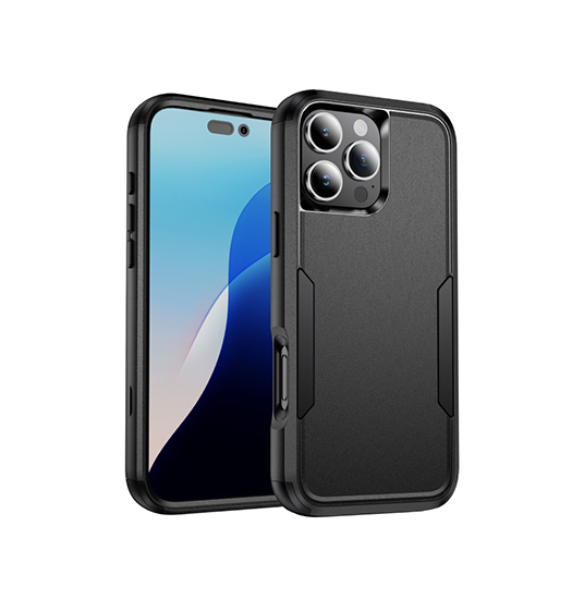 Iphone 16 Pro Realike Trade  Pro Stødsikkert Håndværker Cover Sort