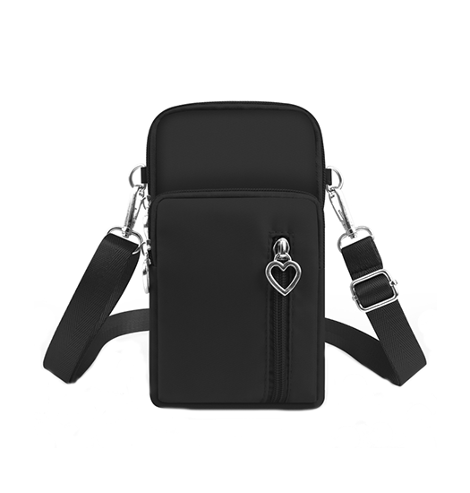 Iphone 17 Haweel Trade  Nylon Skuldertaske Til Dame Sort