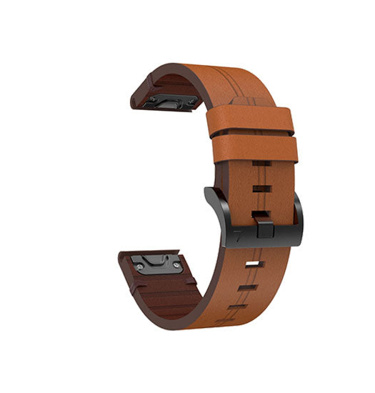 Garmin 22mm   Empiri Trade  Stocky Læder Rem Brun