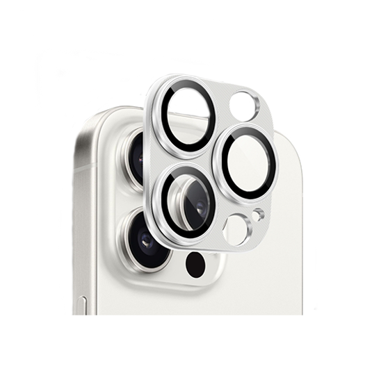 Iphone 16 Pro Max Ntjo Trade  Premium Linse Beskyttelsesglas White