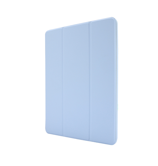 Ipad Pro     Quot   2015  Softhue Trade  Silikone Tri-fold Cover Babyblå