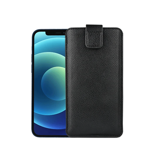 Iphone 13 Pro Verona Læder Sleeve Lukning Black Onyx