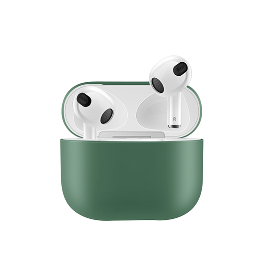 Airpods     Simple Silikone Beskyttelse Cover Grøn