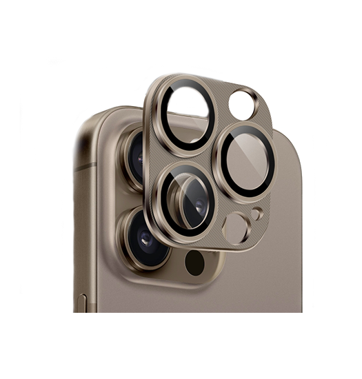 Iphone 16 Pro Ntjo Trade  Premium Linse Beskyttelsesglas Desert