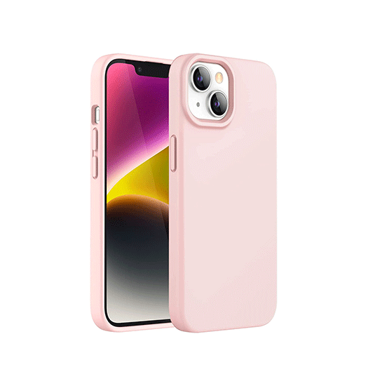 Iphone 13 Deluxe Trade Soft Touch Silikone Cover Lyserød