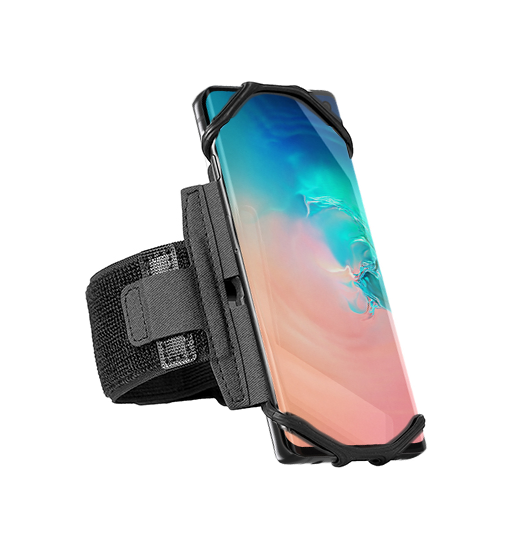 Samsung Galaxy S10 Fit4run Trade Sports Løbearmbånd Sort