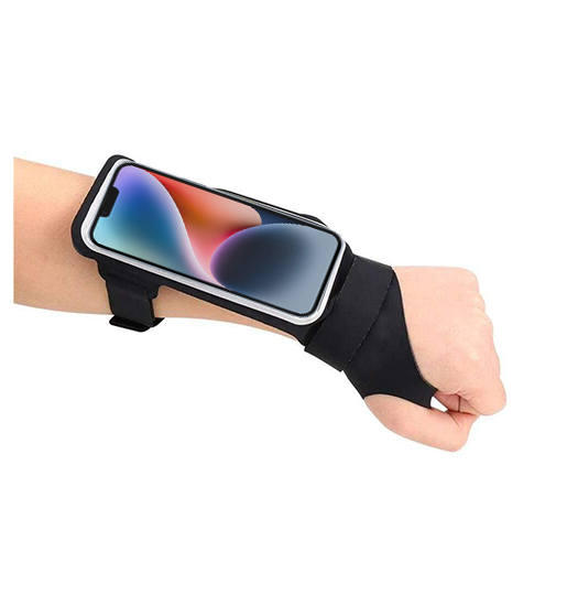 Iphone 13   Løbearmbånd Holder Til Håndleddet Sort
