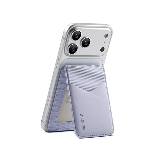 Eseble Trade  Rfid Læder Kortholder Til Iphone    Magsafe Lilla