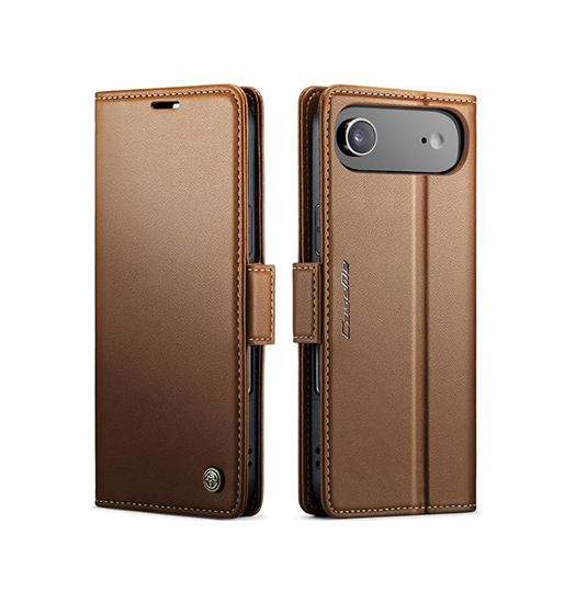 Iphone 17 Air Caseme Trade Neo Læder Cover Pung Brun