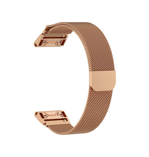 Garmin Quickfit 26mm   Empiri Trade  Milanese Loop   Rem Rose Guld
