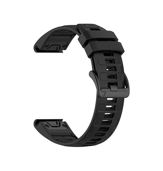 Garmin Quickfit 20mm Silikone Rem Motiontrack Trade  Sort