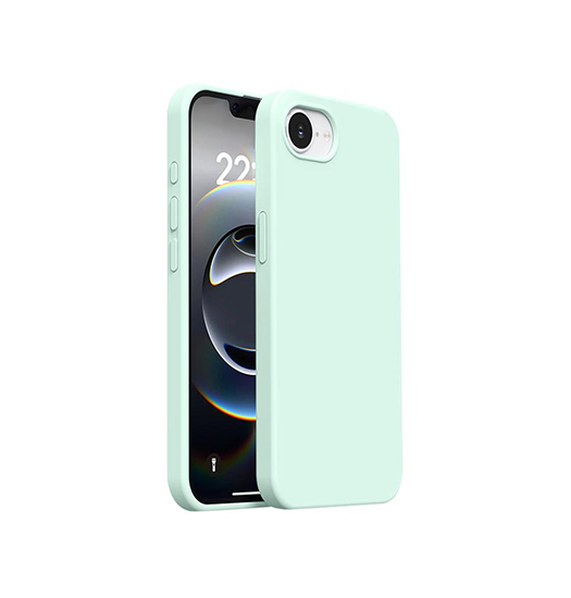 Iphone 17e   16e Burom Trade  Ultra Soft Silikone Cover Baby Grøn