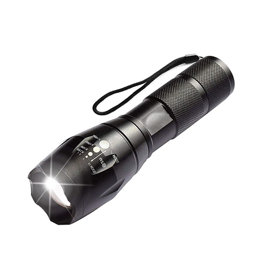 Led-lommelygte 1000 Lumen Med Zoom Lang Rækkevidde
