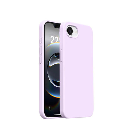 Iphone 17e   16e Burom Trade  Ultra Soft Silikone Cover Baby Lilla