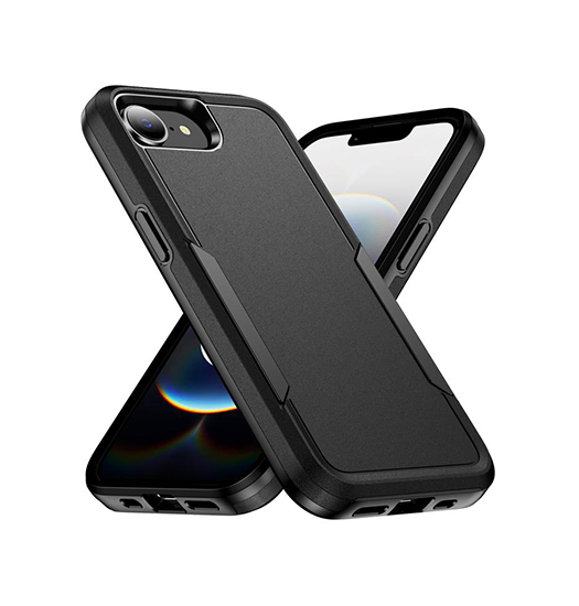 Iphone 17e   16e Realike Trade  Pro Stødsikkert Håndværker Cover Sort