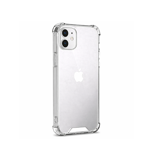 Iphone 12 Mini Silent Stødsikker Silikone Cover Gennemsigtig