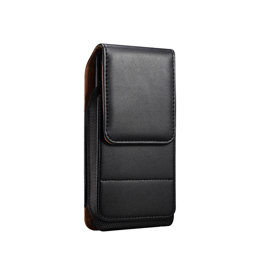Iphone 11 Læder Bæltetaske   Etui    Clip Sort