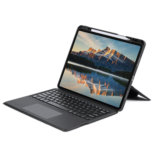 Ipad Pro 12   Quot   2022 2021  Bluetooth Tastatur-cover  Sort  Dux Ducis Trade