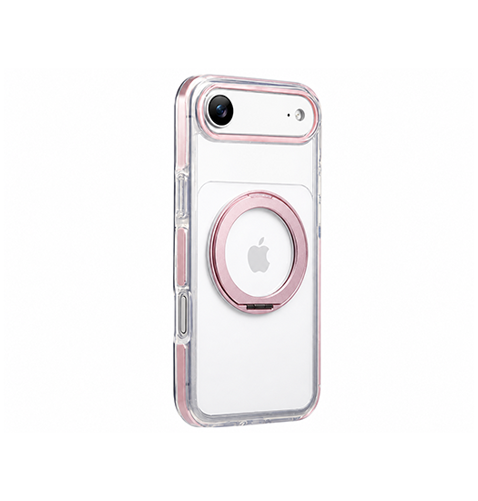 Iphone 17 Air Magsafe Silikone Cover    Ring Holder Pink