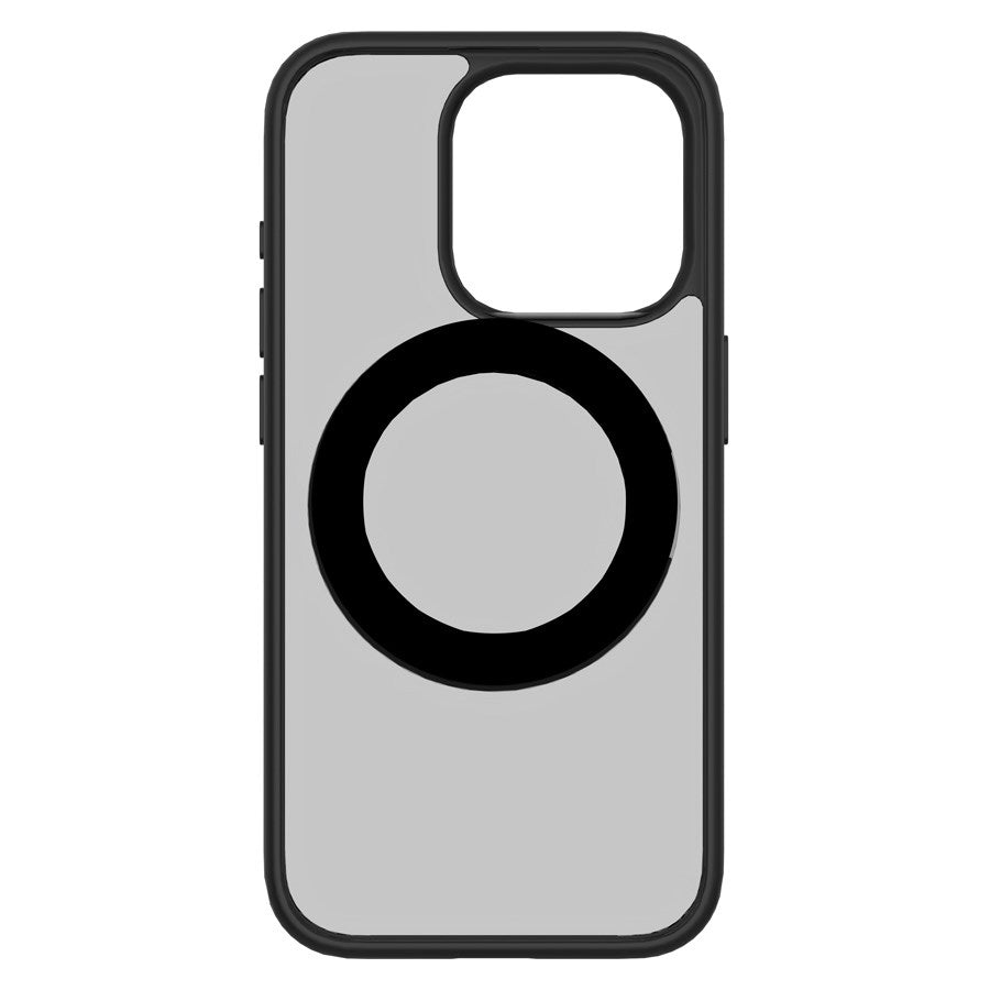 Lippa Magsafe 360 Roterende Iphone 15 Pro Cover  Sort
