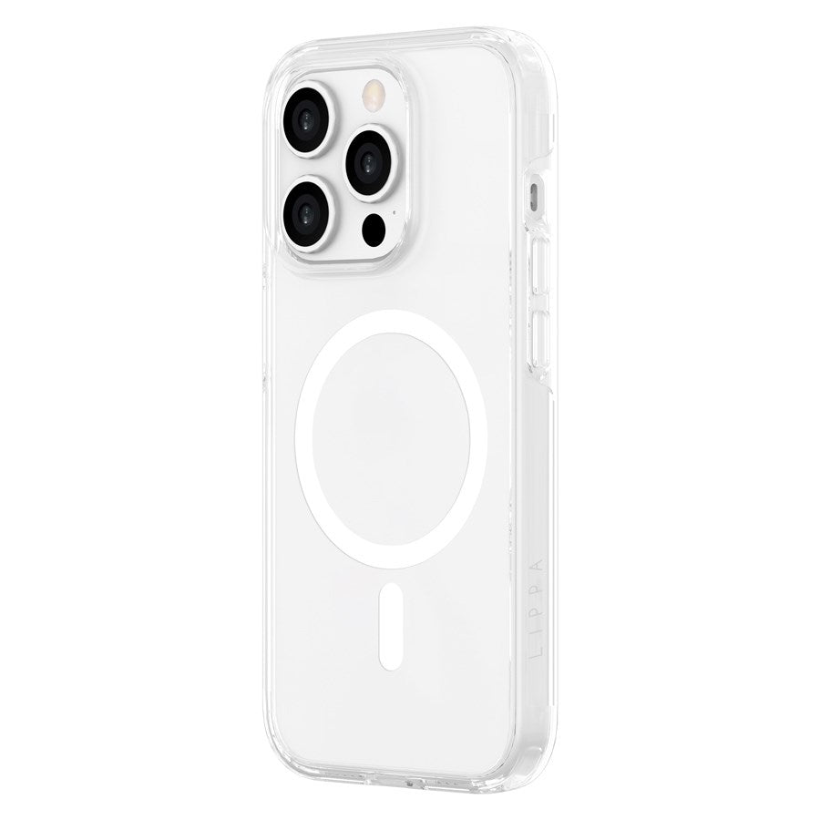 Lippa Magsafe Iphone 15 Pro Cover  Gennemsigtig