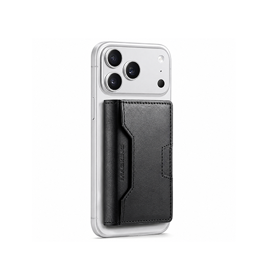 Magking Trade  K4 Læder Rfid Kortholder    Magsafe Sort