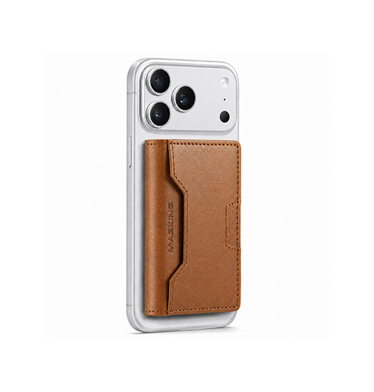 Magking Trade  K4 Læder Rfid Kortholder    Magsafe Brun