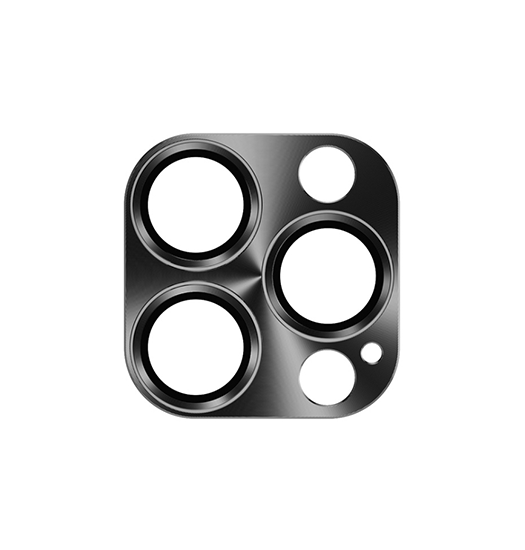 Iphone 13 Pro Max Totu Bagside Kamera Linse Beskyttelsesglas Sort