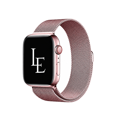 Apple Watch 42-44mm Milanese Rustfri Rem Rosa