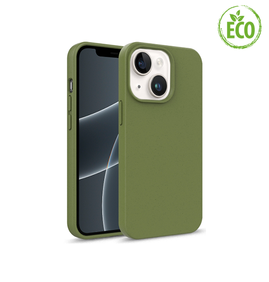 Iphone 14 Plus Ecocase Trade  100  Plantebaseret Cover Mørkegrøn