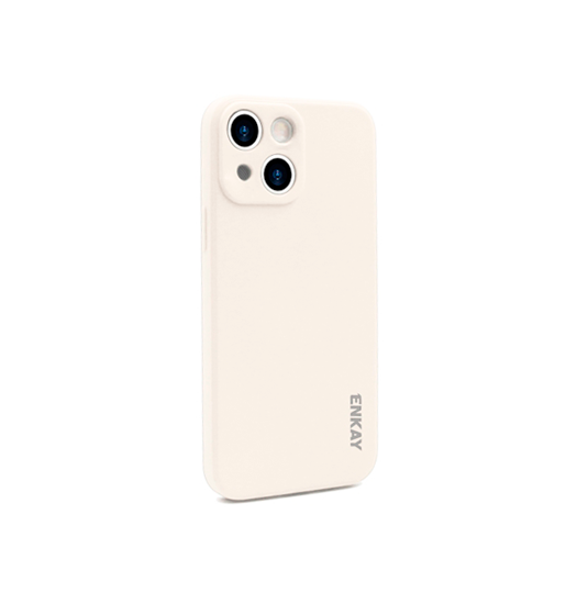 Iphone 13 Enkay Trade  Smooth Silikone Cover Beige