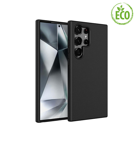 Samsung Galaxy S24 Ultra Ecocase Trade  100  Plantebaseret Cover Sort