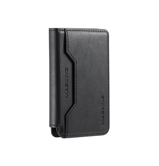 Magking Trade  K3 Læder Rfid Kortholder    Magsafe Sort
