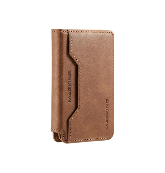 Magking Trade  K3 Læder Rfid Kortholder    Magsafe Brun