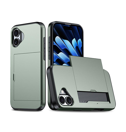 Iphone 17 Deluxe Trade  Håndværker Cover    Kortholder Army