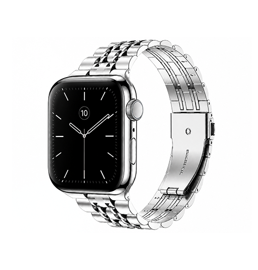 Apple Watch  42 44   45 46 49mm  Butterfly Stål Urlænke Sølv