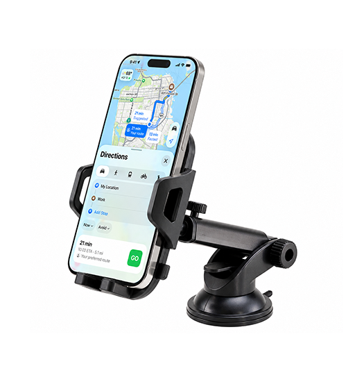 Mobilholder Til Bil Med Sugekop Arm 360 Rotation Delx Trade