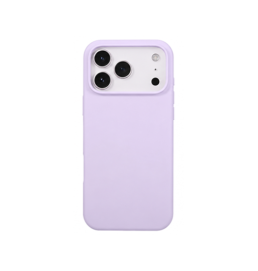 Iphone 17 Pro Max Delx Trade  Pastel Silikone Cover Lilla